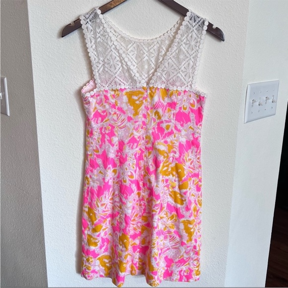 Lilly Pulitzer Sofia Shift Dress in Oh La La size 4 - Picture 4 of 8